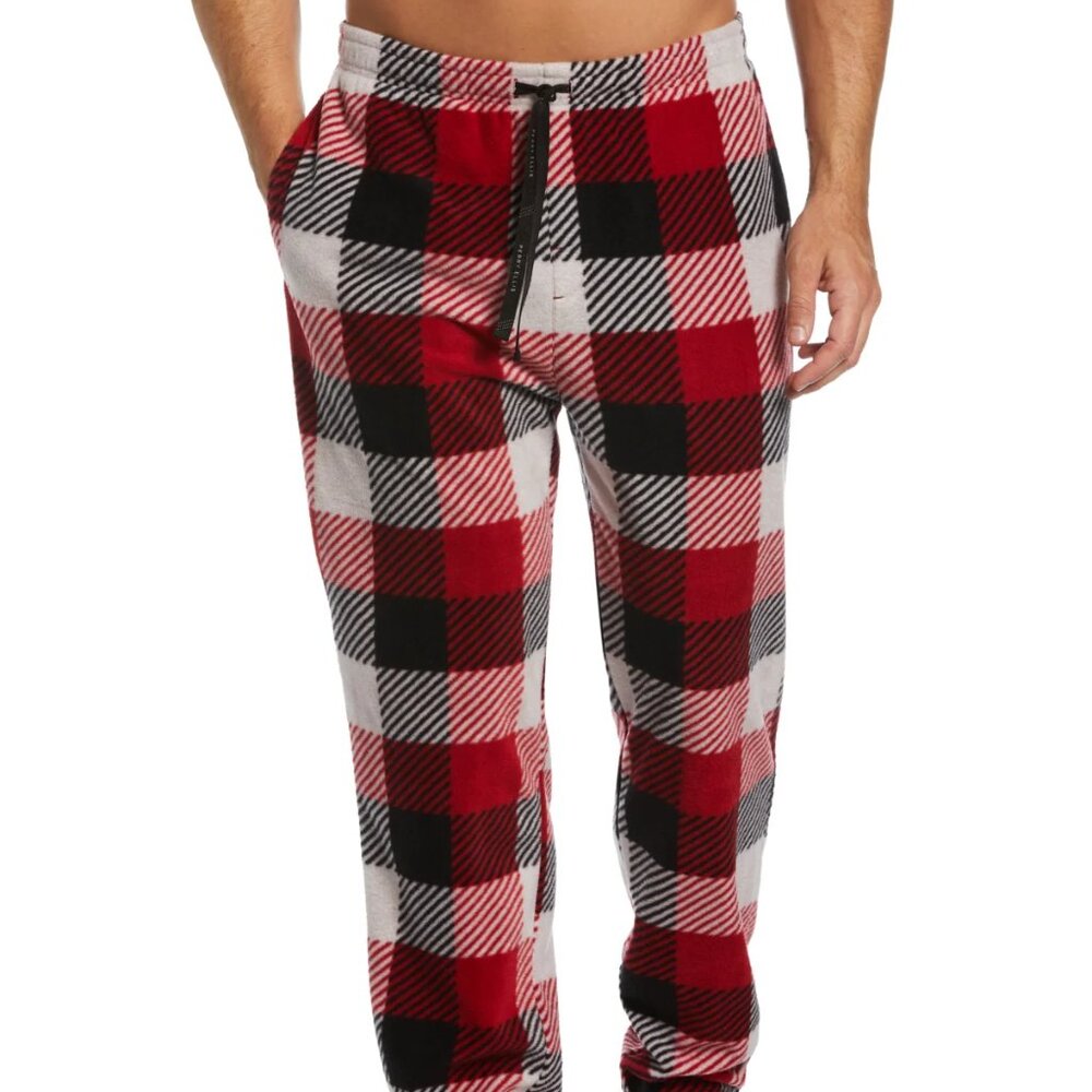 PERRY ELLIS PORTFOLIO Men's Fleece Pajama Pants/NWT/L